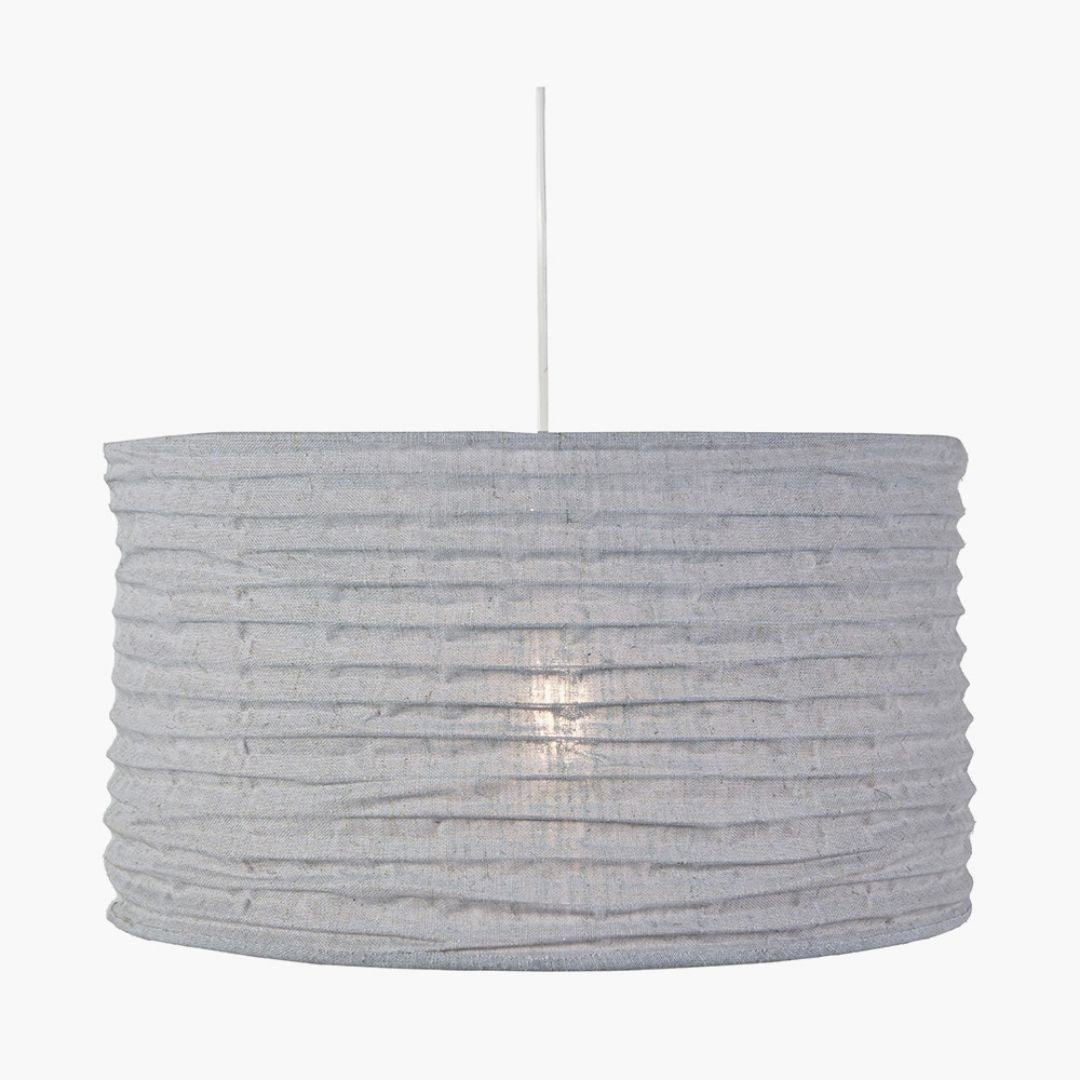 Patpong 50cm Grey Jute Easy Fit Pendant Shade