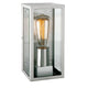 Dallas Satin Silver Bathroom/Outdoor Wall Light IP44