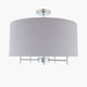 Plaza Drum 5 Light Semi Flush Ceiling Light
