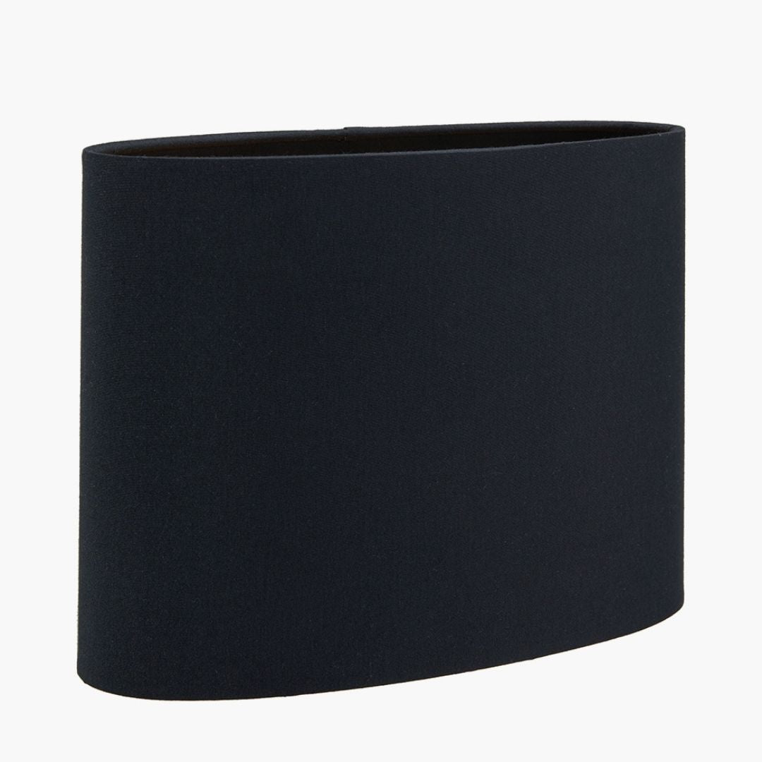 Mia 40cm Black Oval Shade