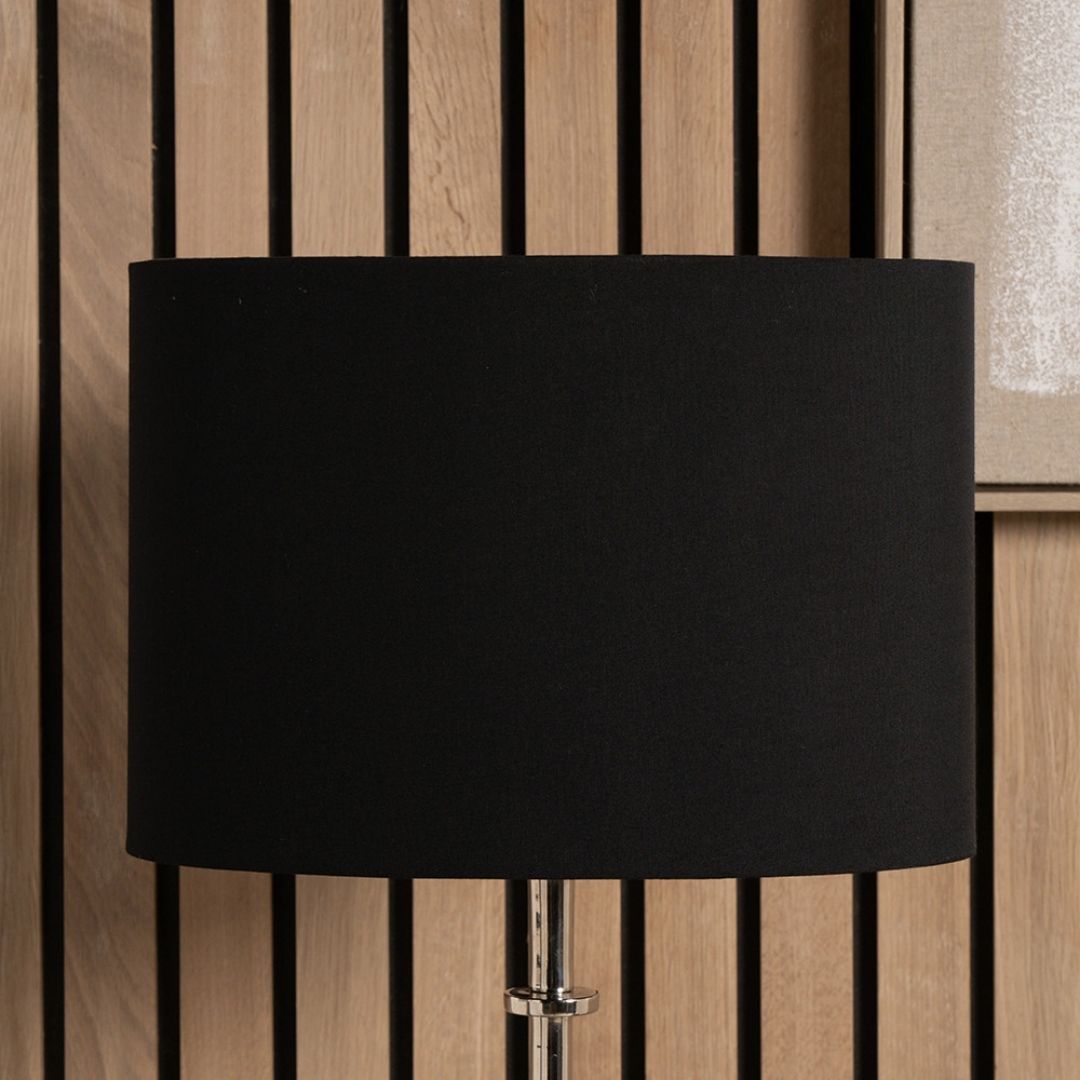 Mia 40cm Black Oval Shade