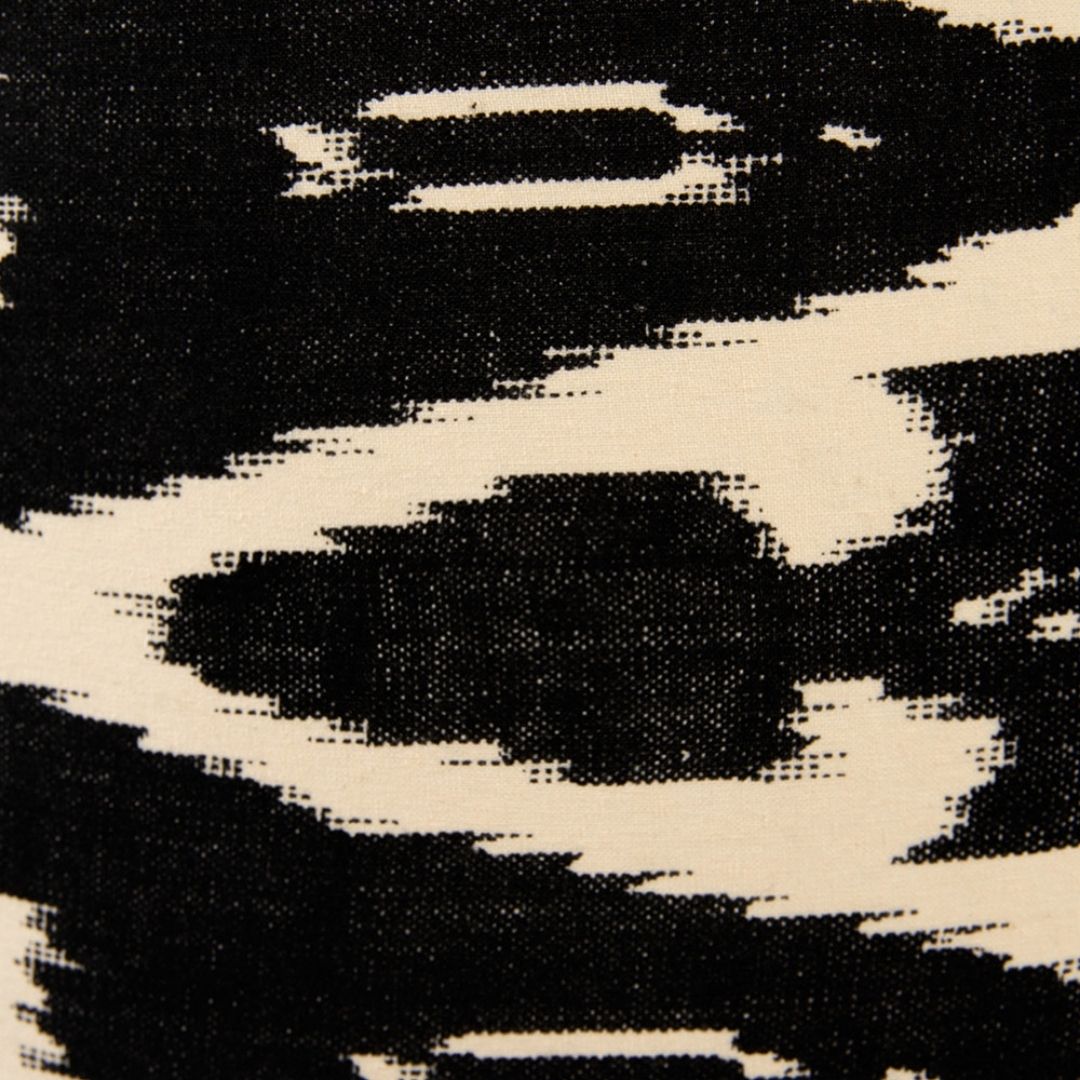 Lars 30cm Black Ikat Drum Shade