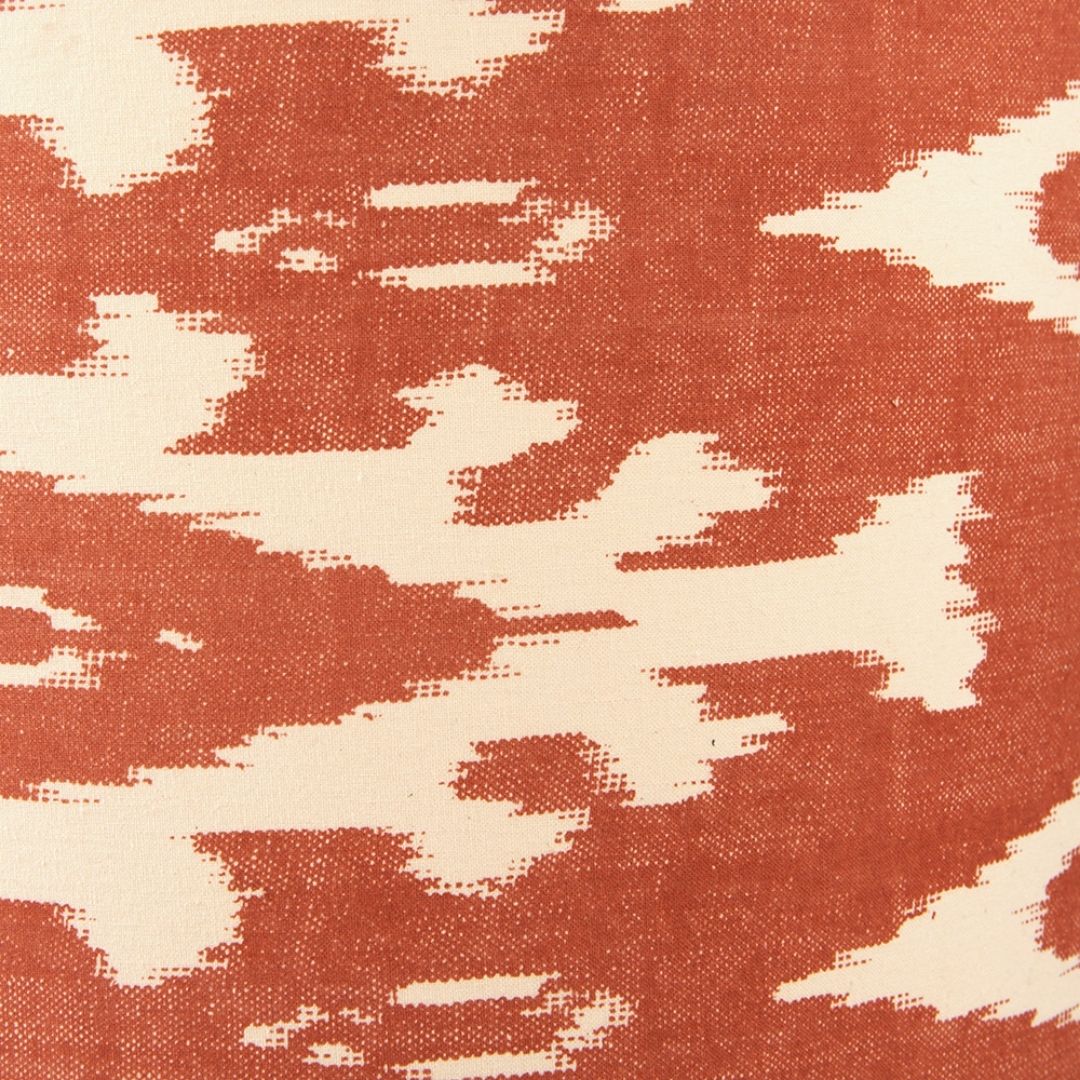 Lars 35cm Cinnamon Ikat Drum Shade