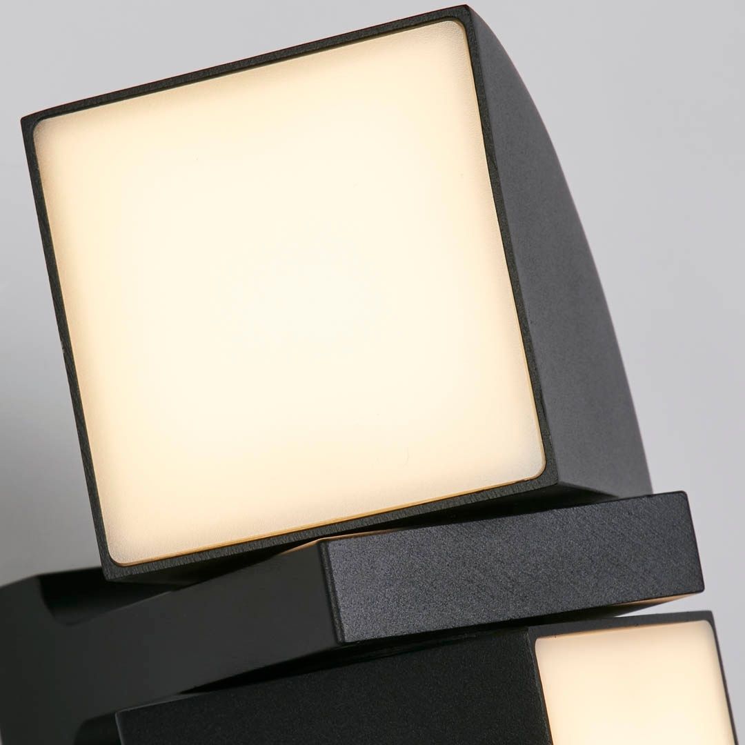 Dakota Black LED Outdoor Wall Light