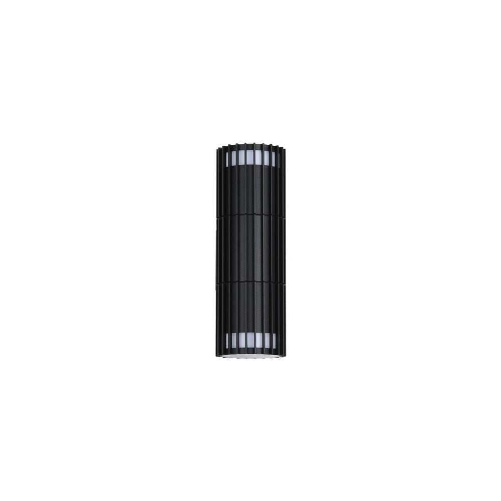 Detroit 2-Light Black Outdoor Wall Light