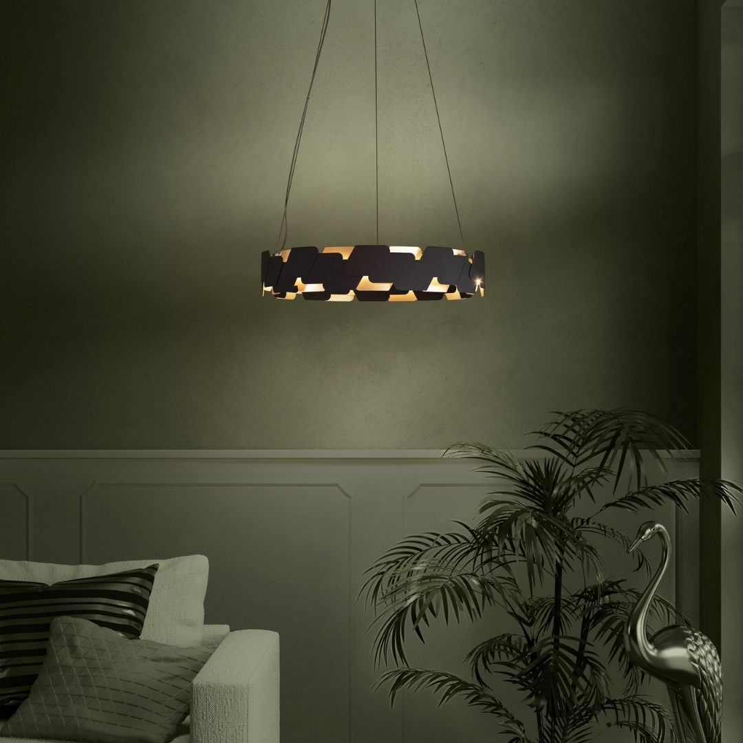Altagracia Black & Gold LED Pendant Ceiling Light
