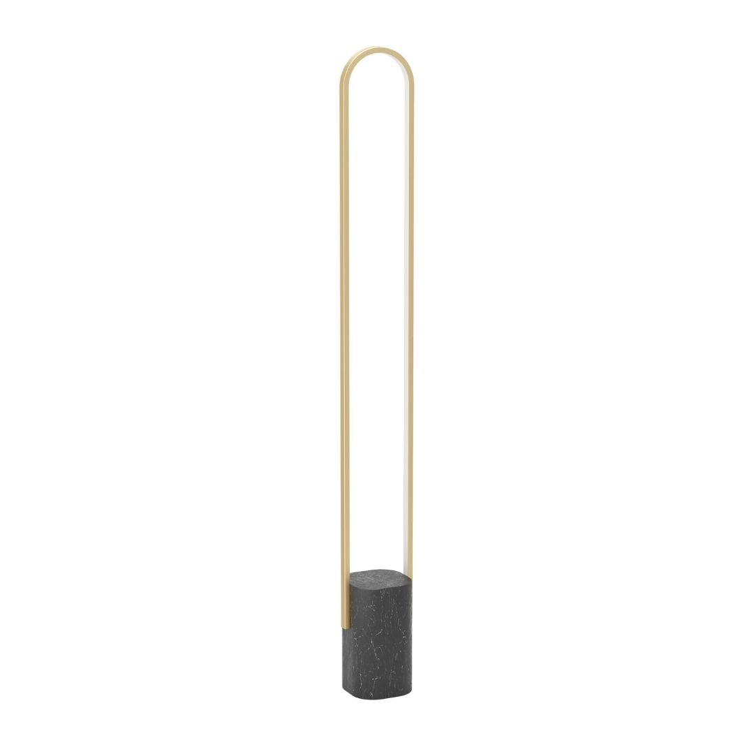 Pedruscara Black & Gold LED Floor Lamp