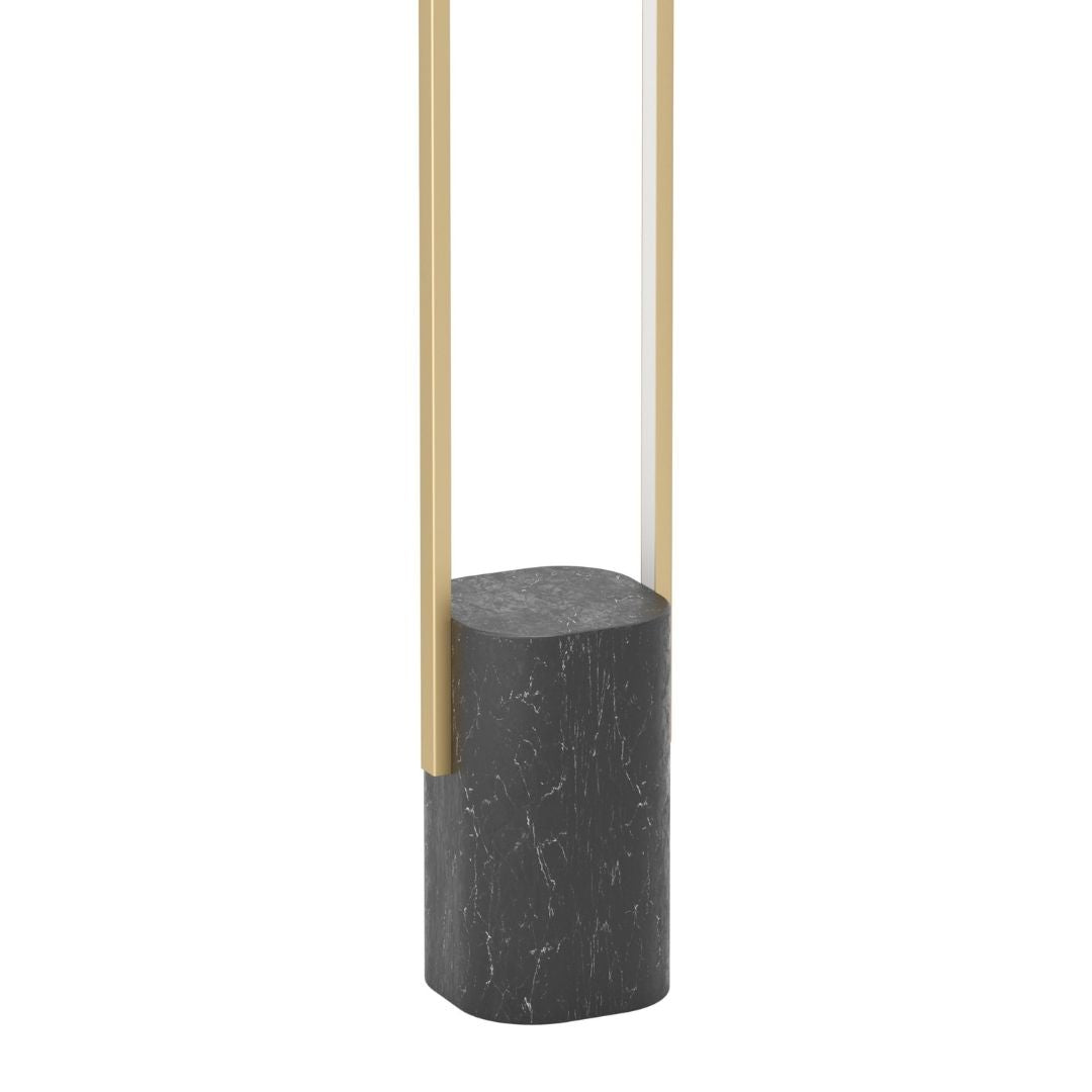 Pedruscara Black & Gold LED Floor Lamp