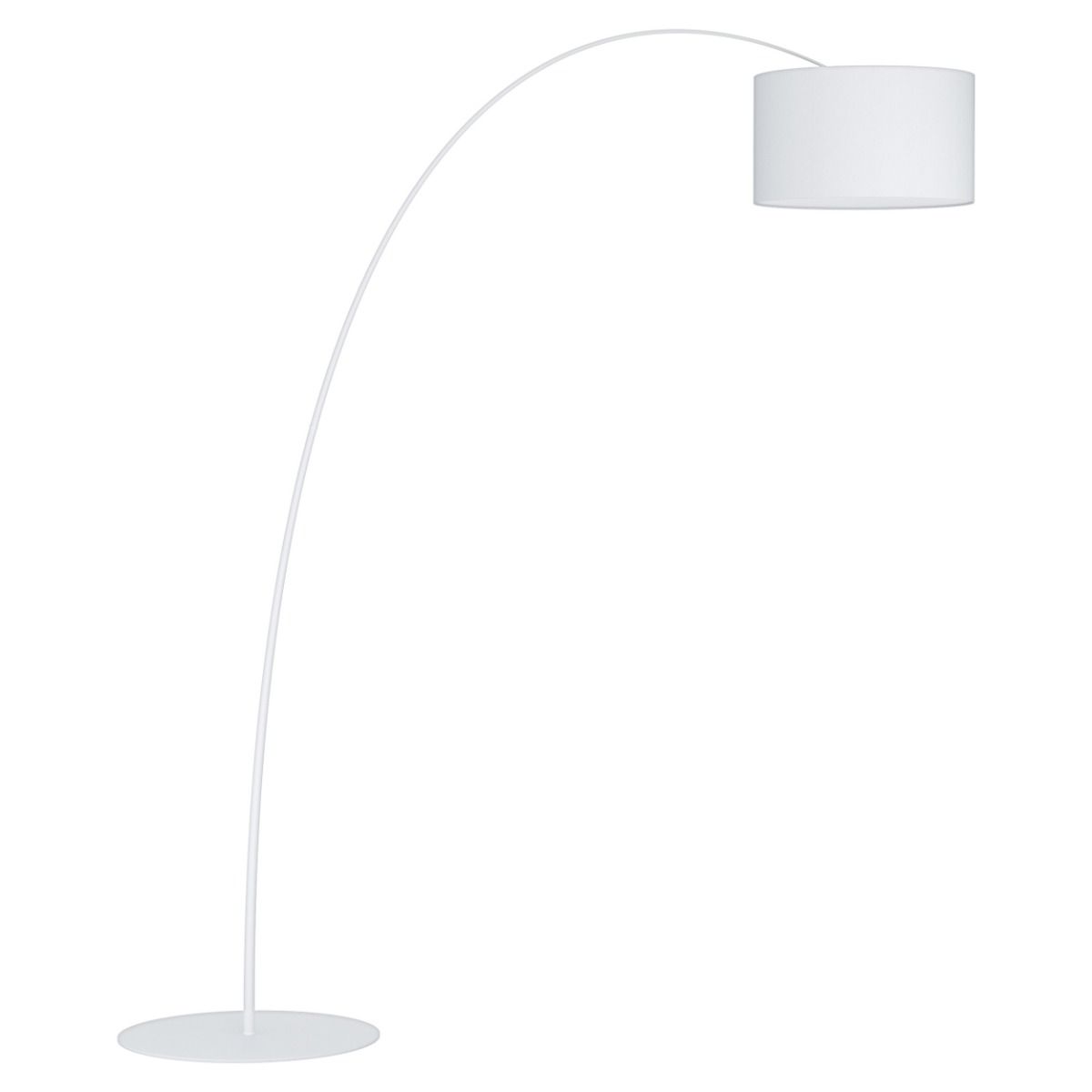 Lesquerde 3 Light White Arc Floor Lamp