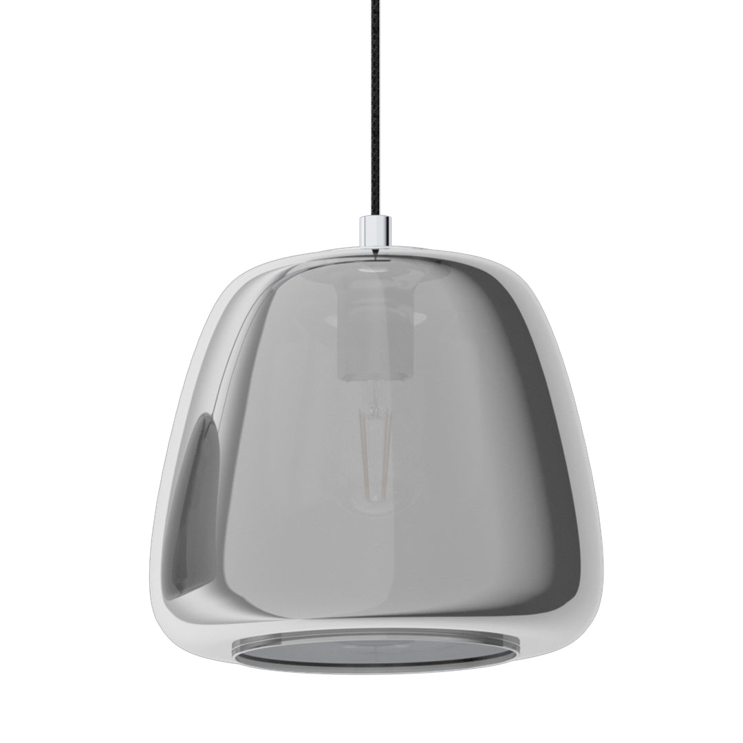 Albarino 3 Light Smoked Glass Ceiling Light Bar