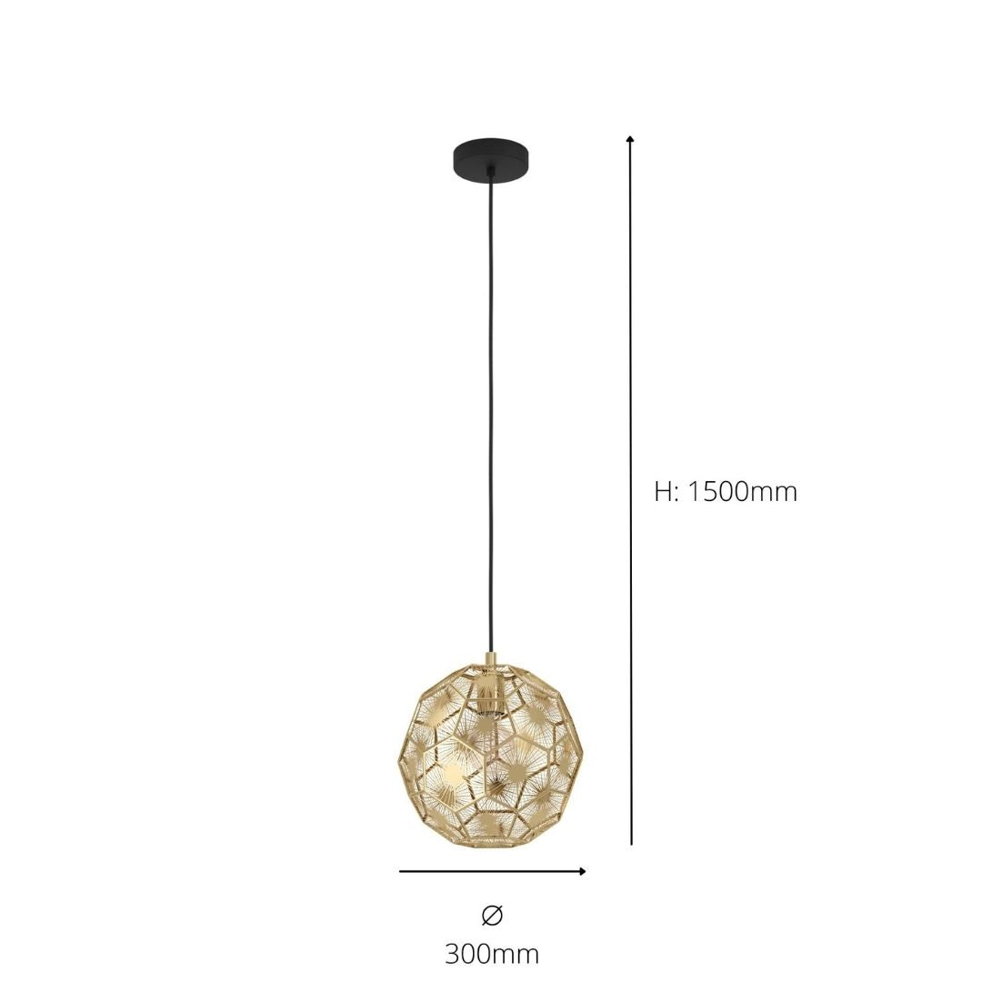 Skoura Gold Ceiling Pendant