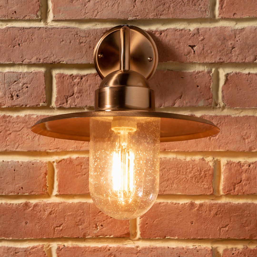 Lilium Outdoor Wall Bracket Copper