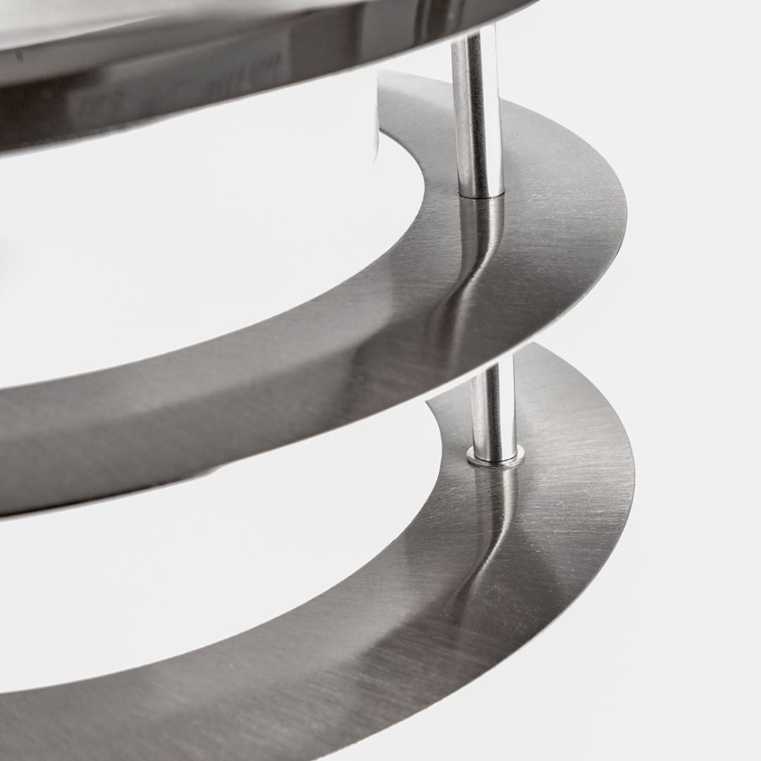 Centauri IP44 Outdoor Wall Light Brushed Steel