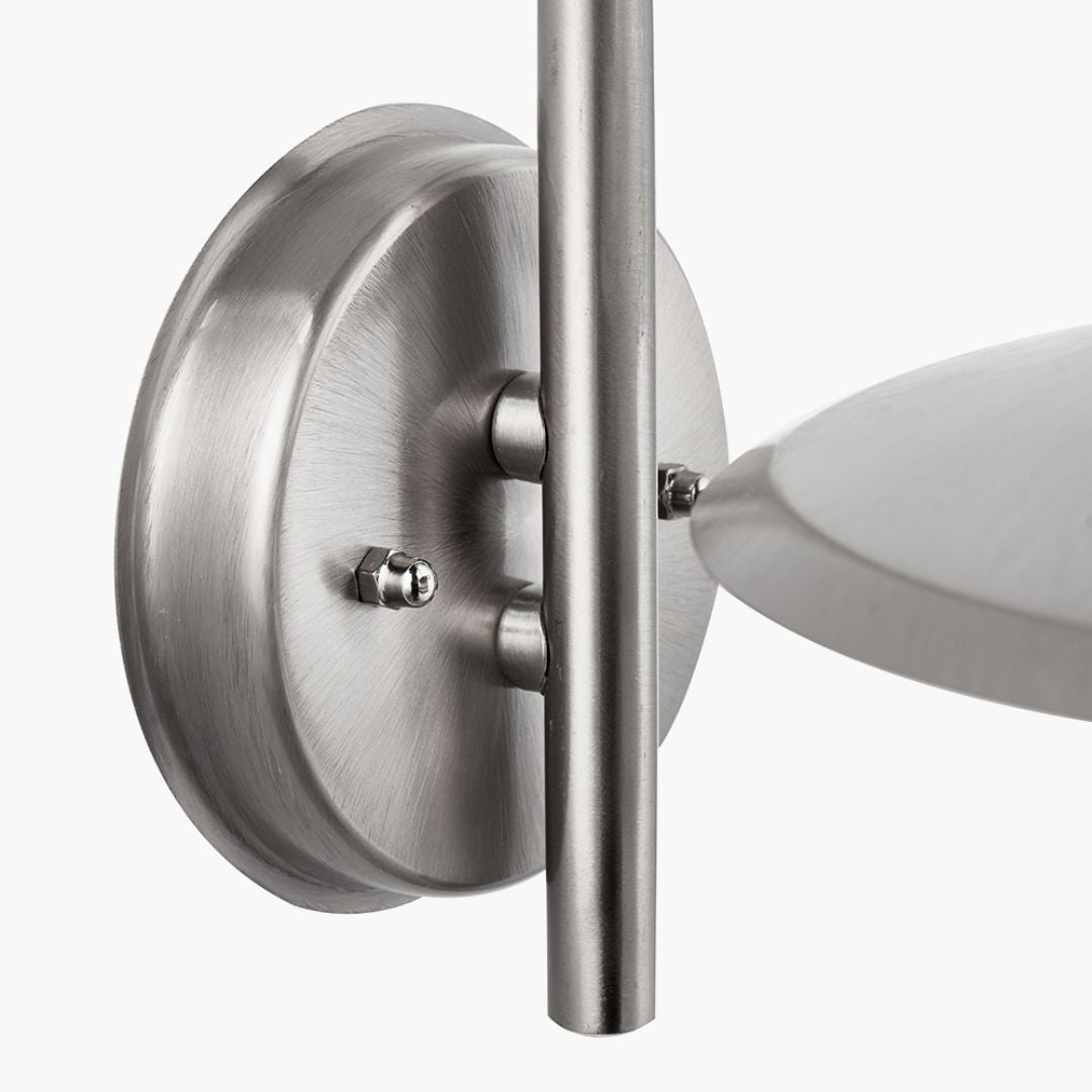 Centauri IP44 Outdoor Wall Light Brushed Steel