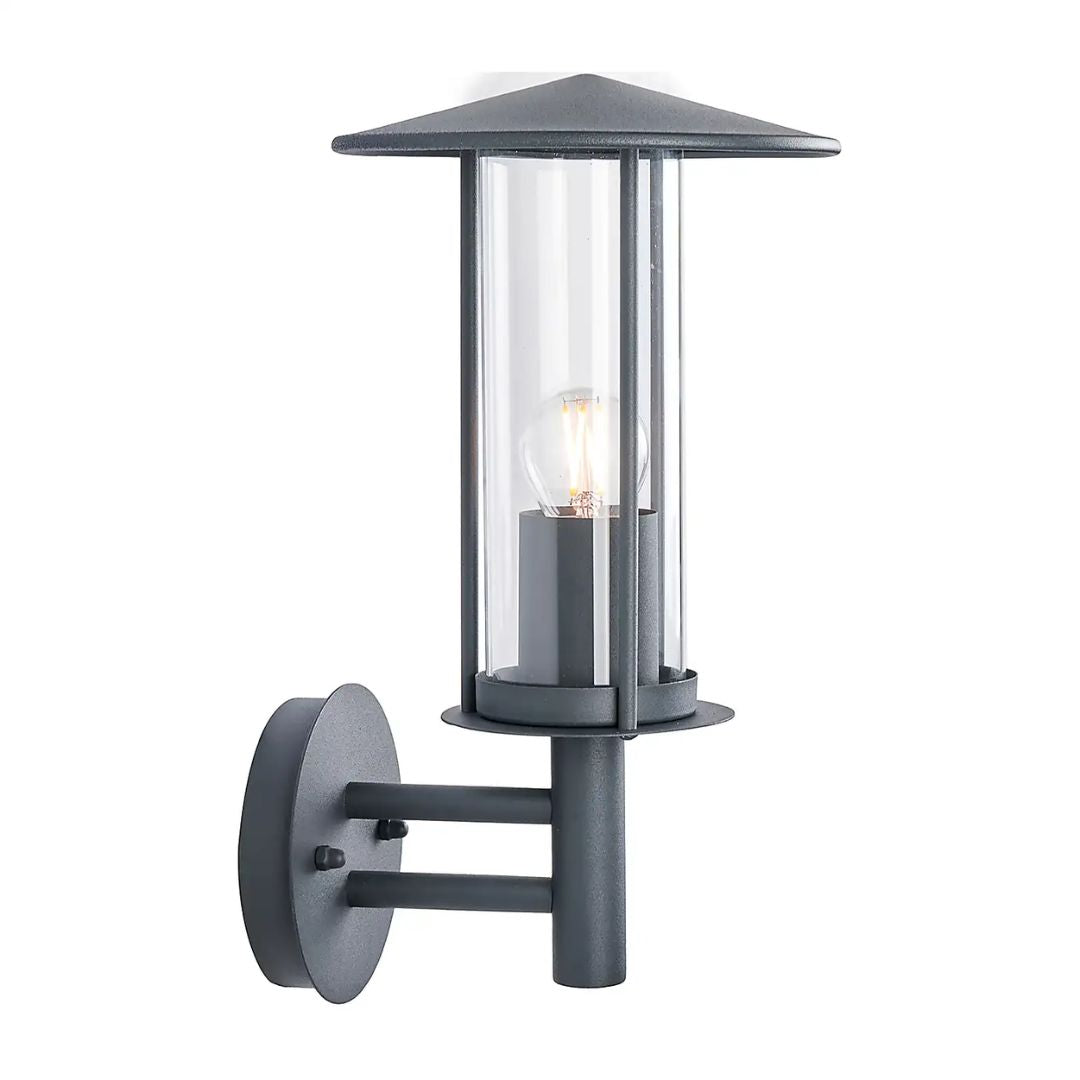 Myosotis PIR Outdoor Wall Light Grey