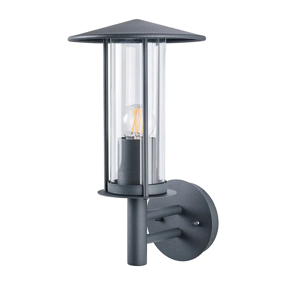 Myosotis PIR Outdoor Wall Light Grey