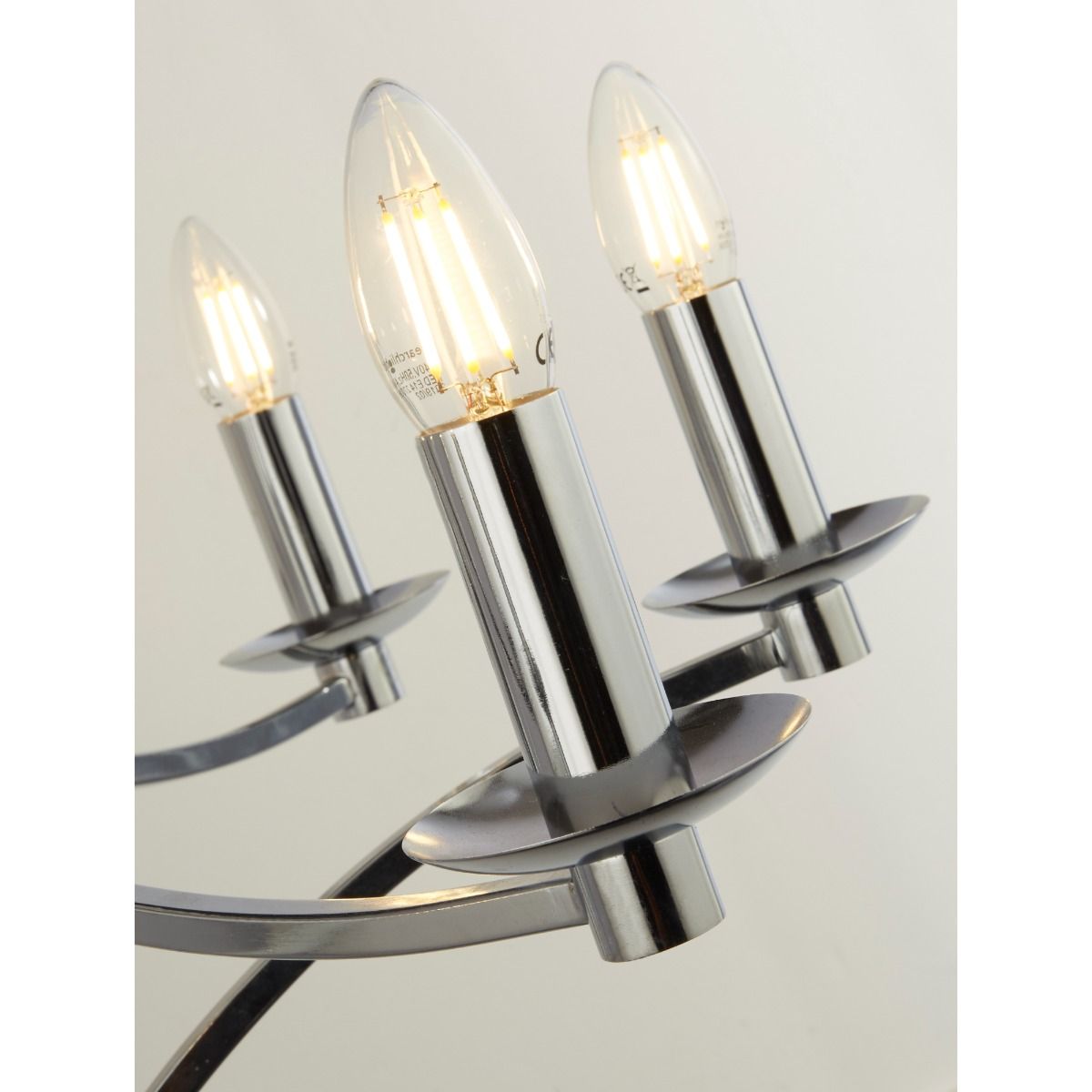 Ascot 8 Light Polished Chrome Chandelier