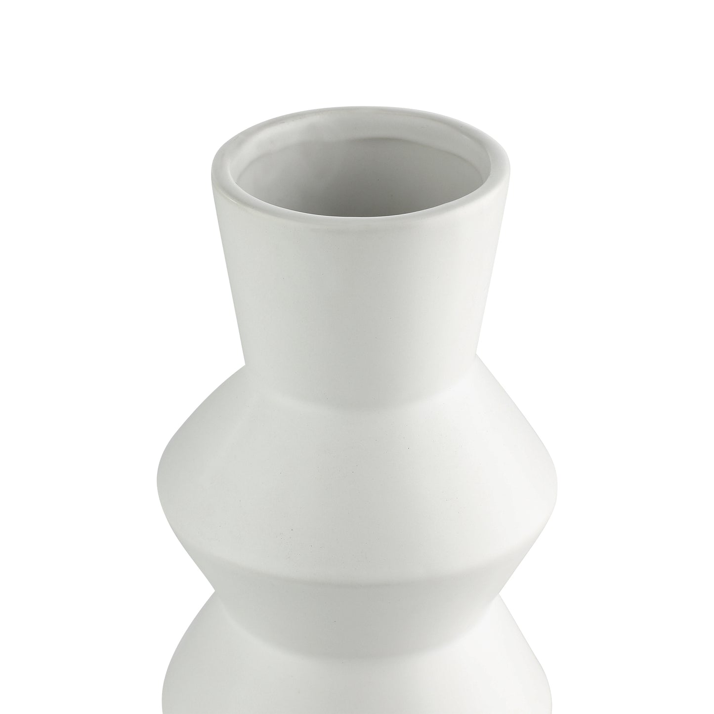 Sasebo White Ceramic Vase