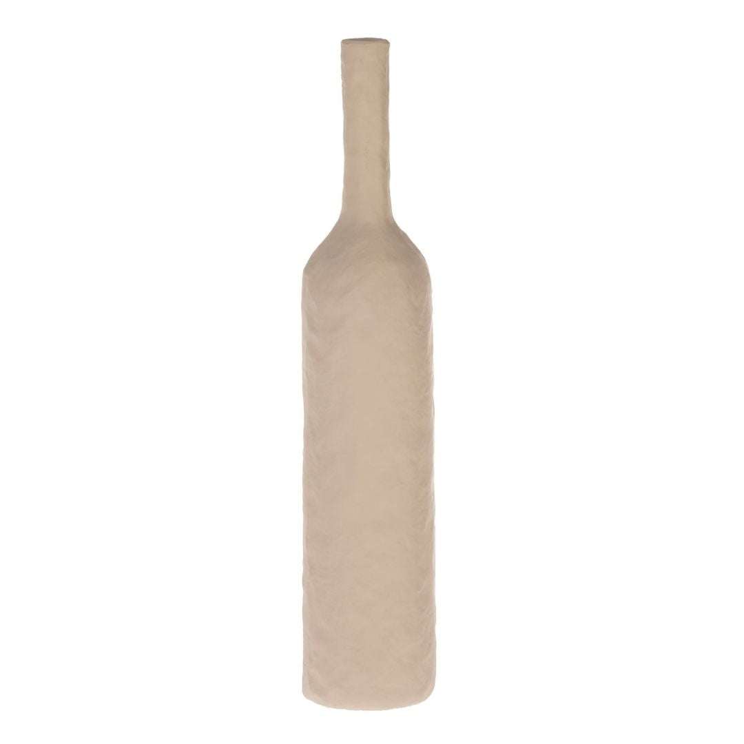 Cream Bottle Vase 440 x 85mm
