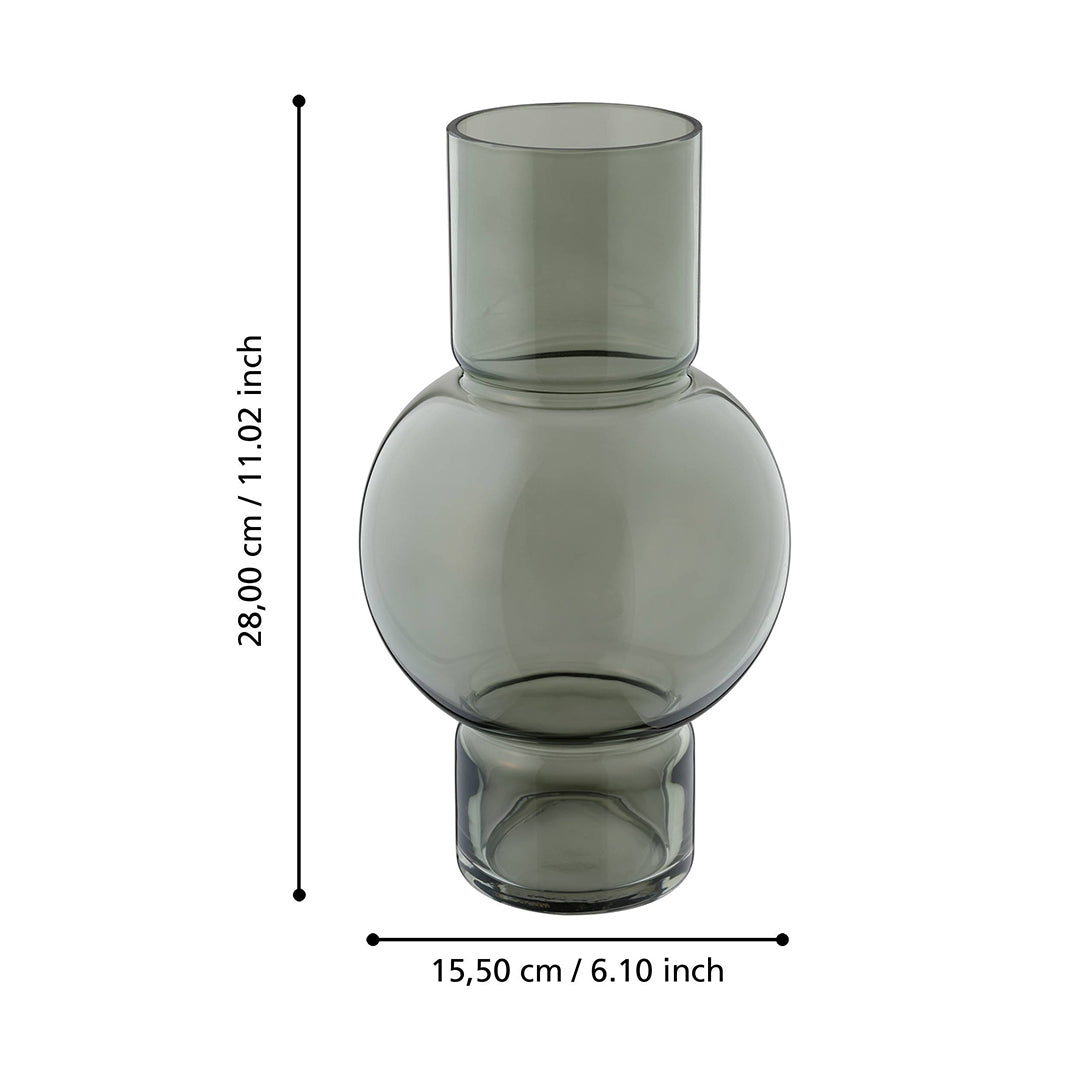 Ampitabe Green Round Vase