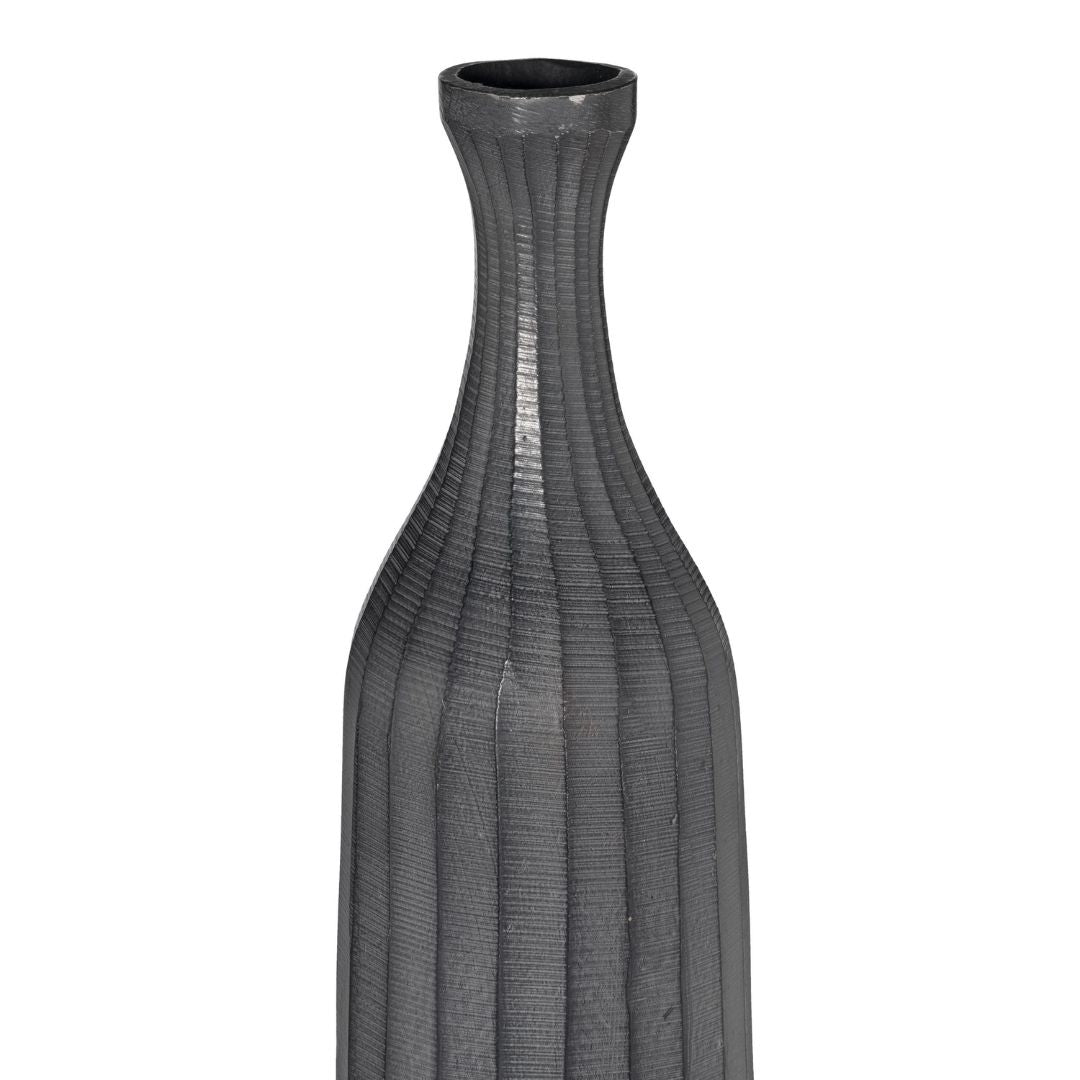 Dark Grey Bottle Vase 370 x 95mm