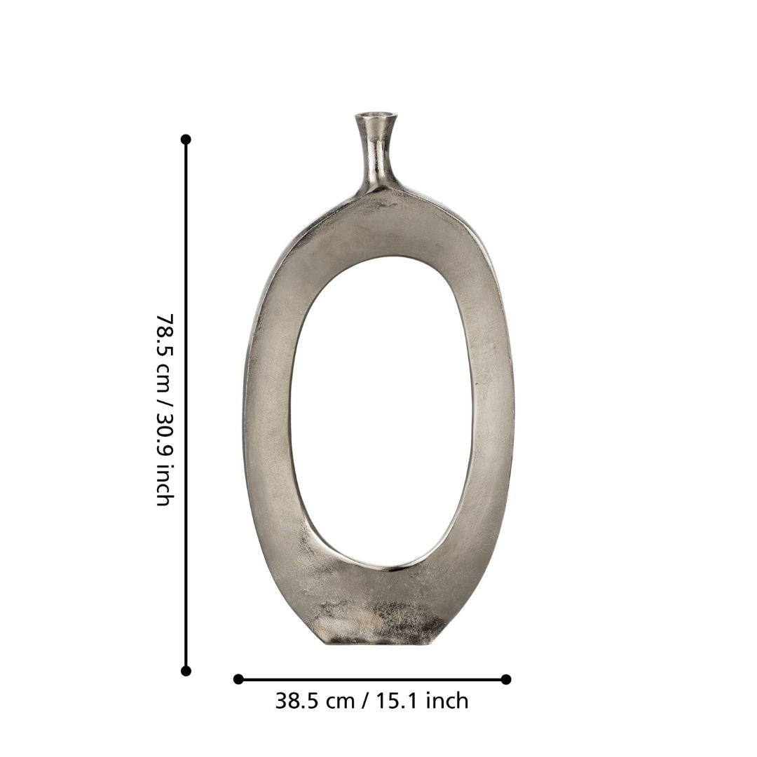 Ankarefo Tall Silver Vase