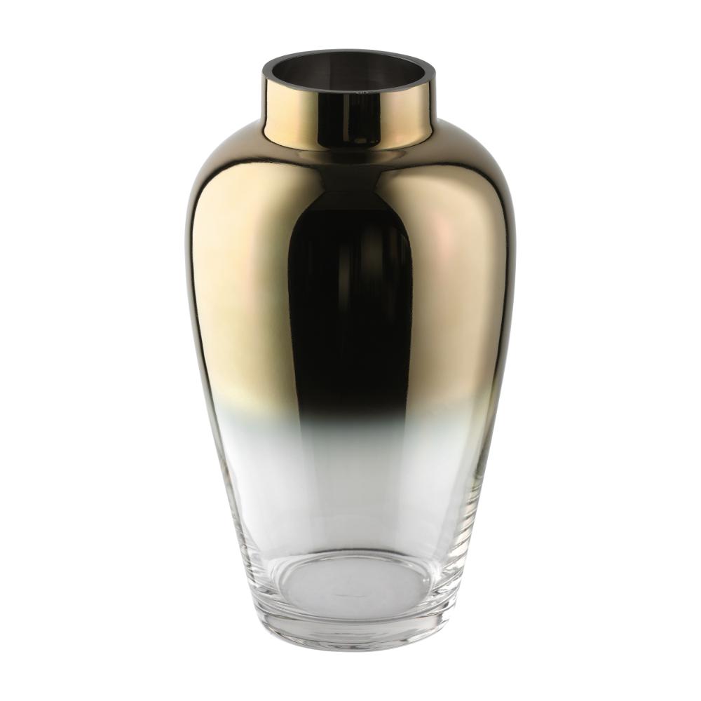 Kenyasi Gold Glass Vase