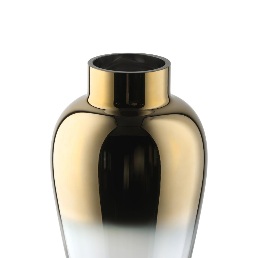 Kenyasi Gold Glass Vase