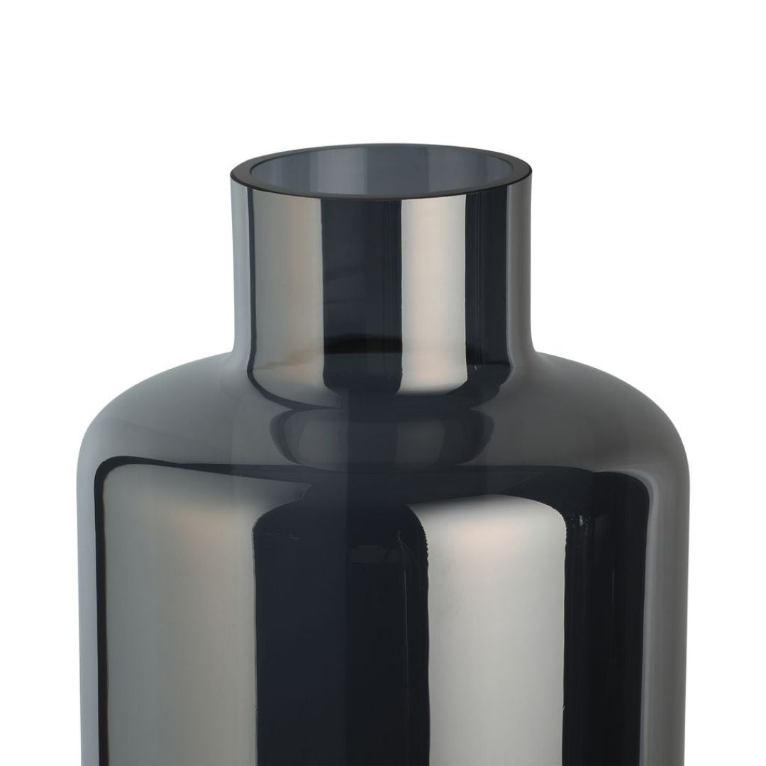 Nabas Black Mirrored Vase