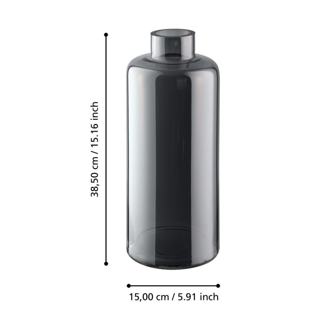 Nabas Black Mirrored Vase