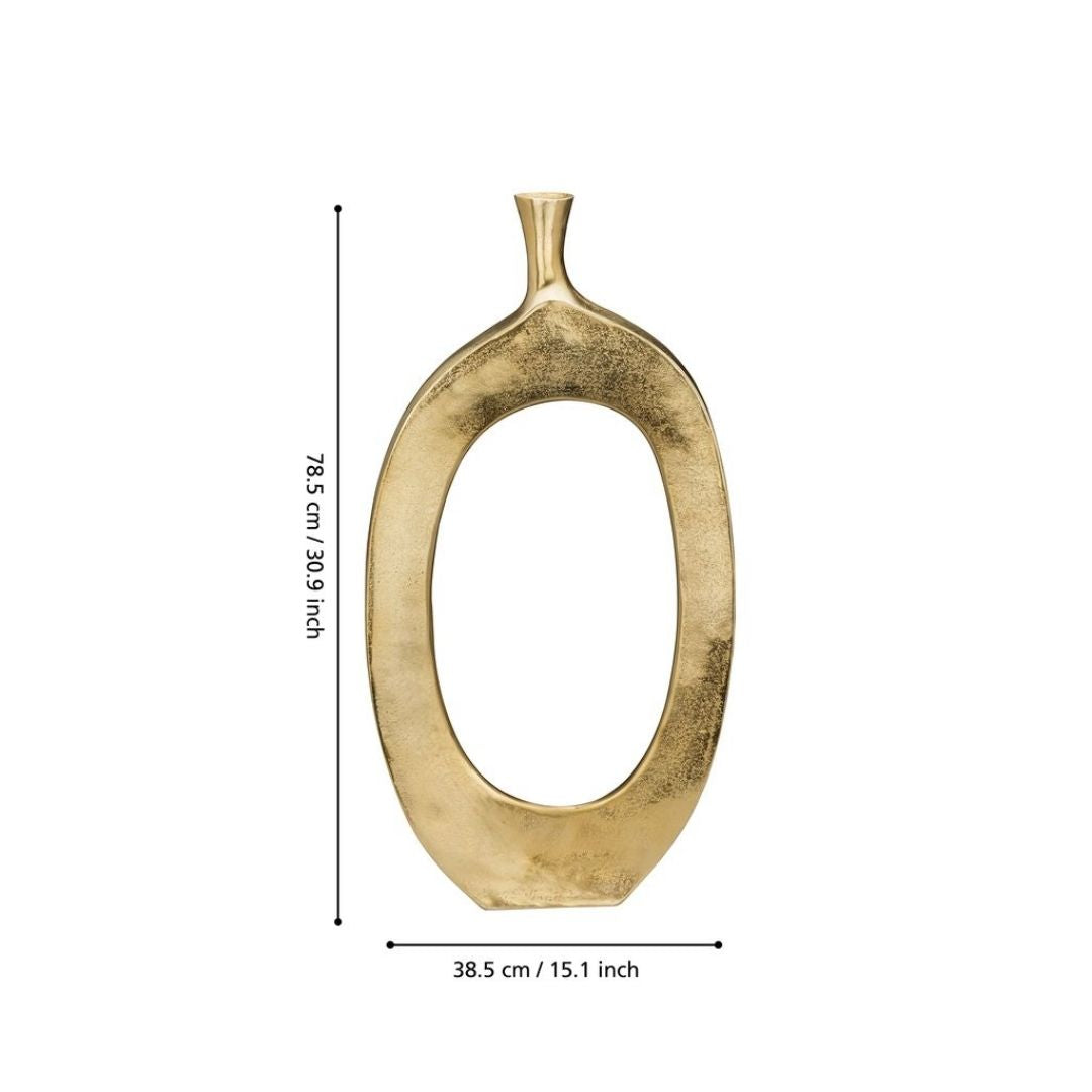 Ankarefo Tall Gold Vase Medium