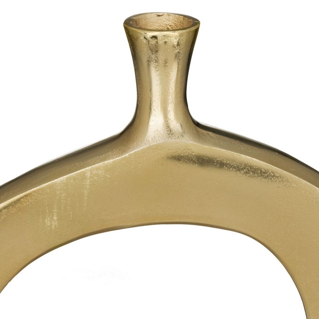 Ankarefo Round Gold Vase Large