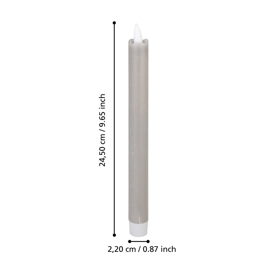 Antanabe Grey LED Candle