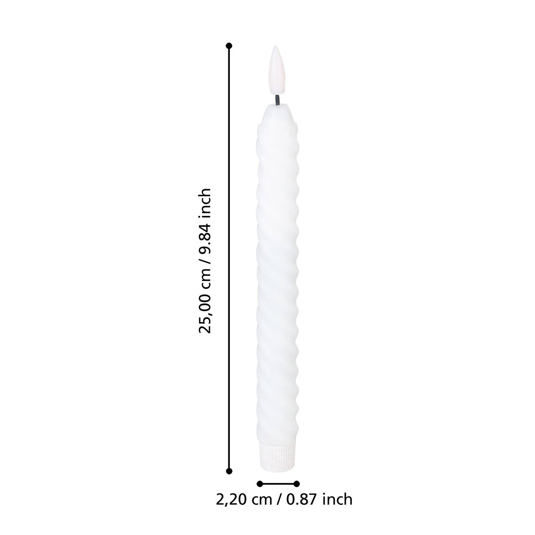 Andrafiabe White LED Candle