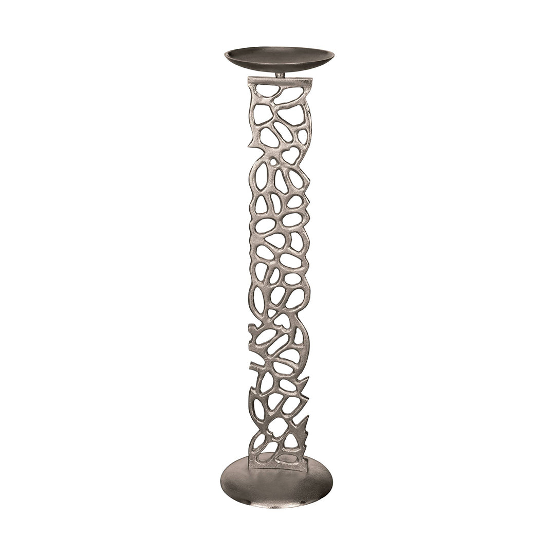 Inashiki Silver Candle Holder