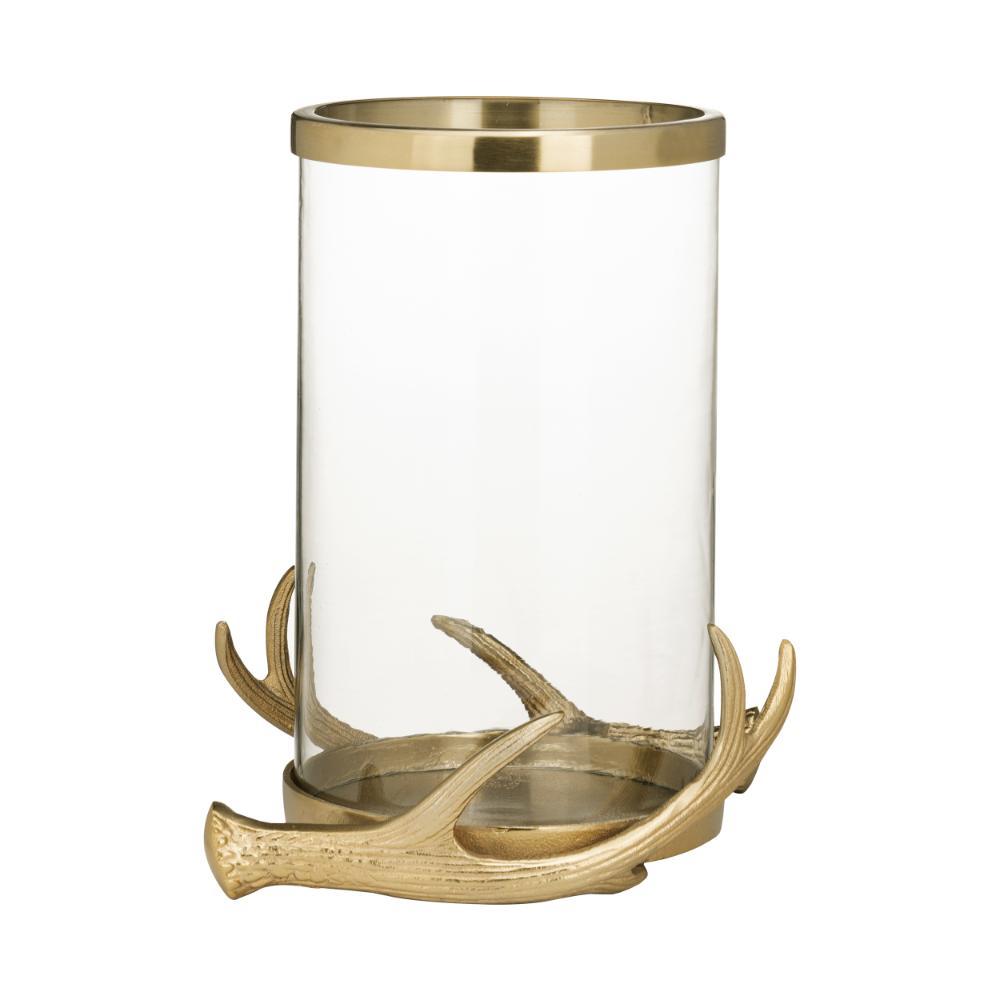 Selising Gold and Glass Candle Holder