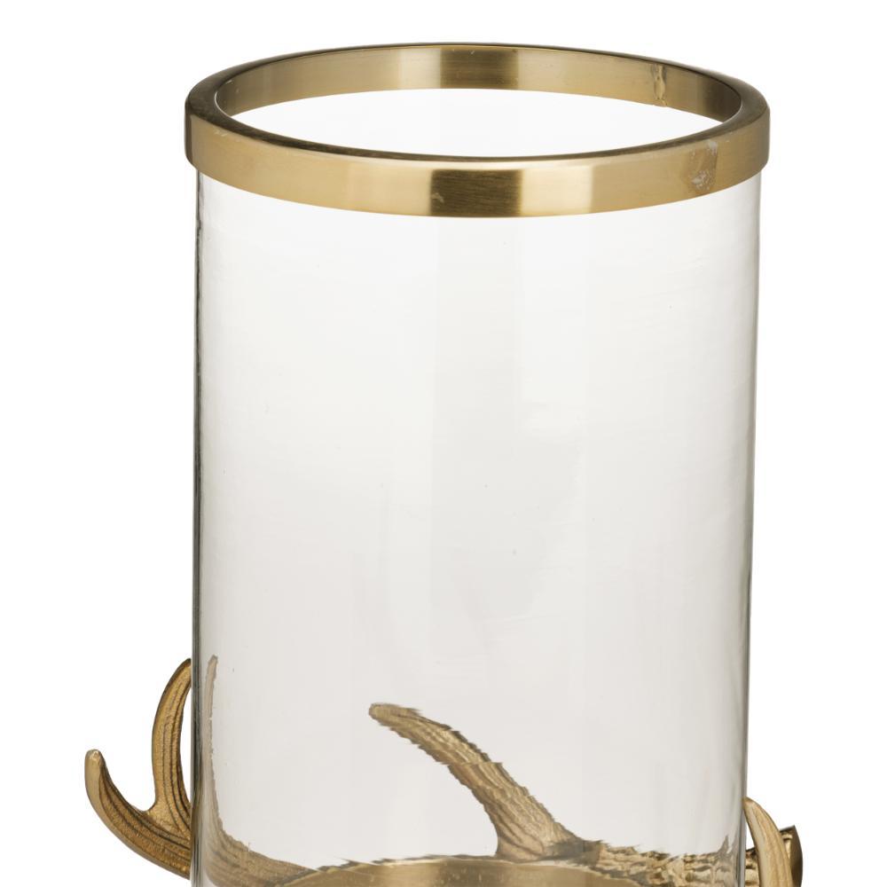 Selising Gold and Glass Candle Holder