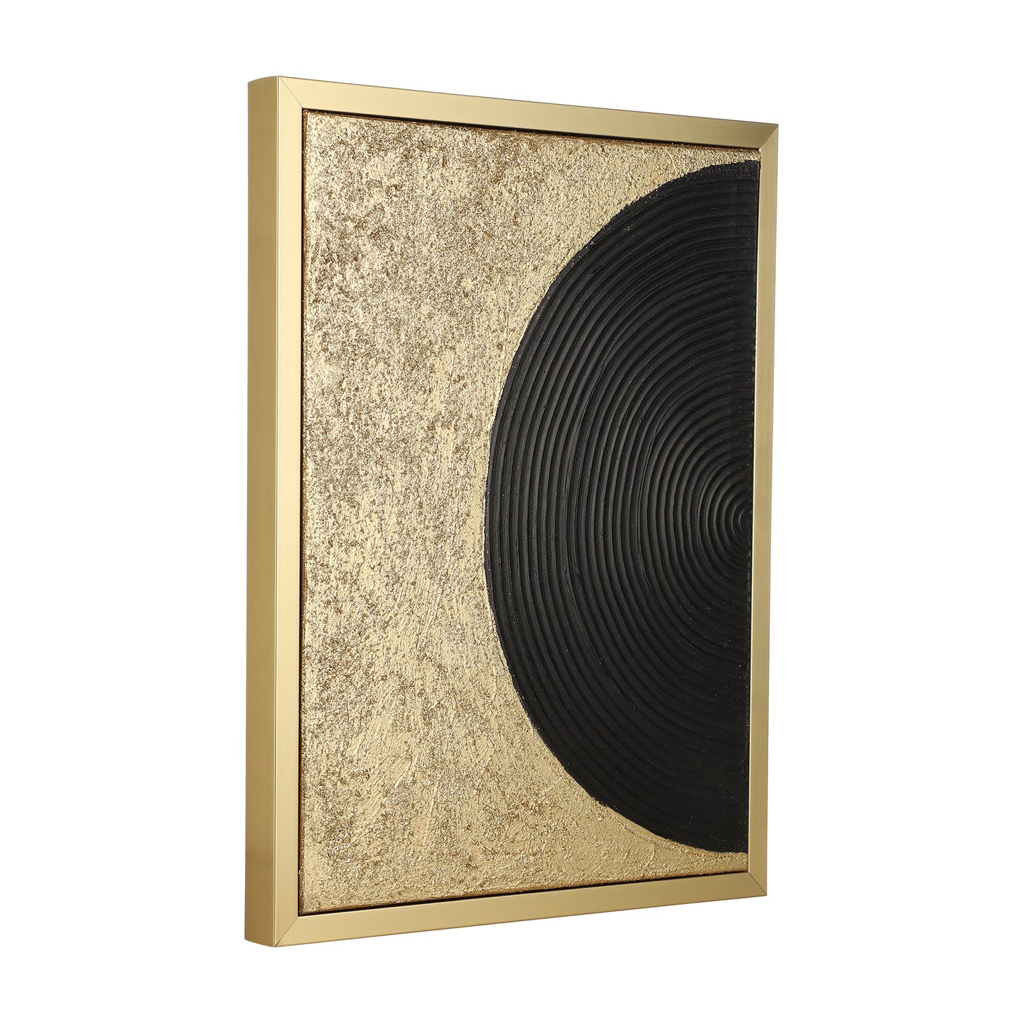 Roberval Black and Gold Canvas Set