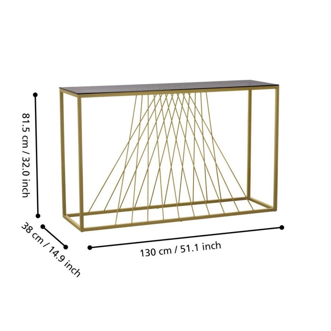 Otawara Gold Console Table