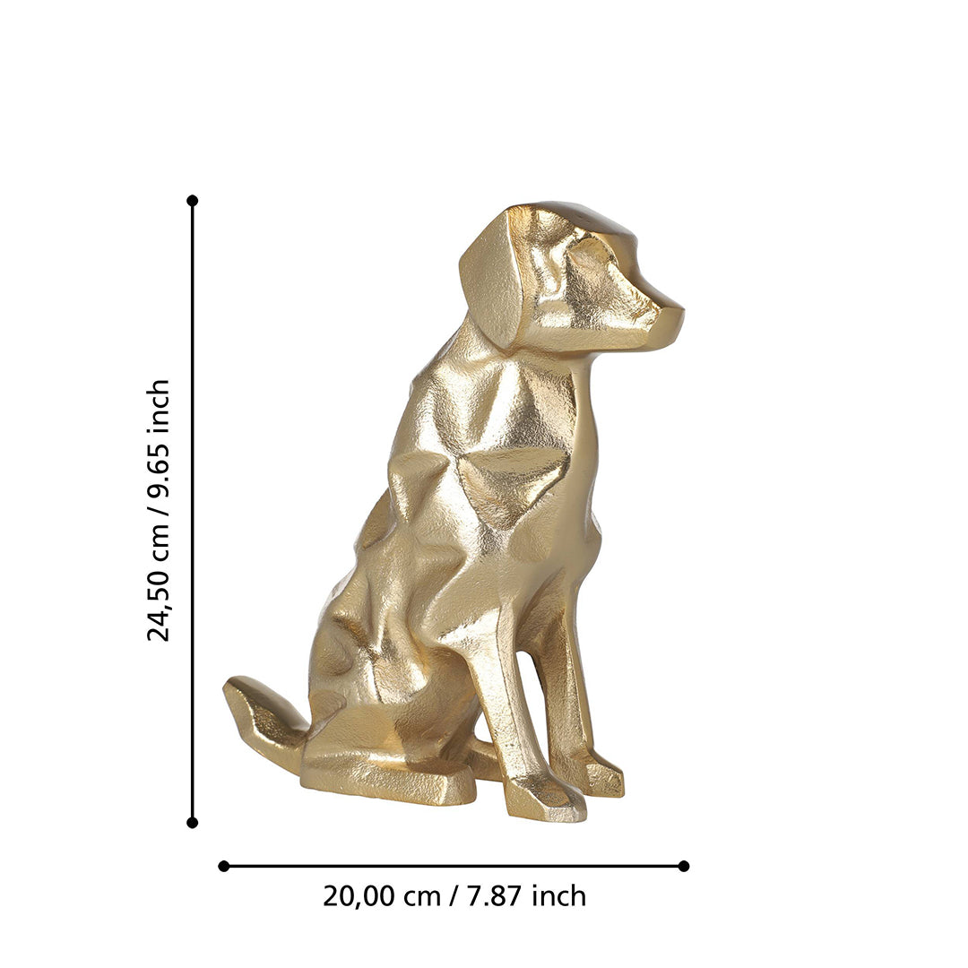 Nolalu Gold Dog Ornament