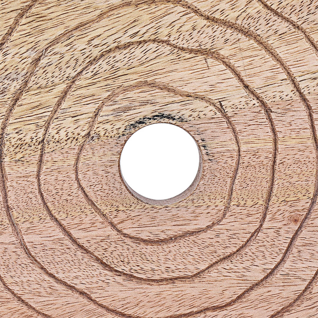 Hokuta Round Wood Ornament