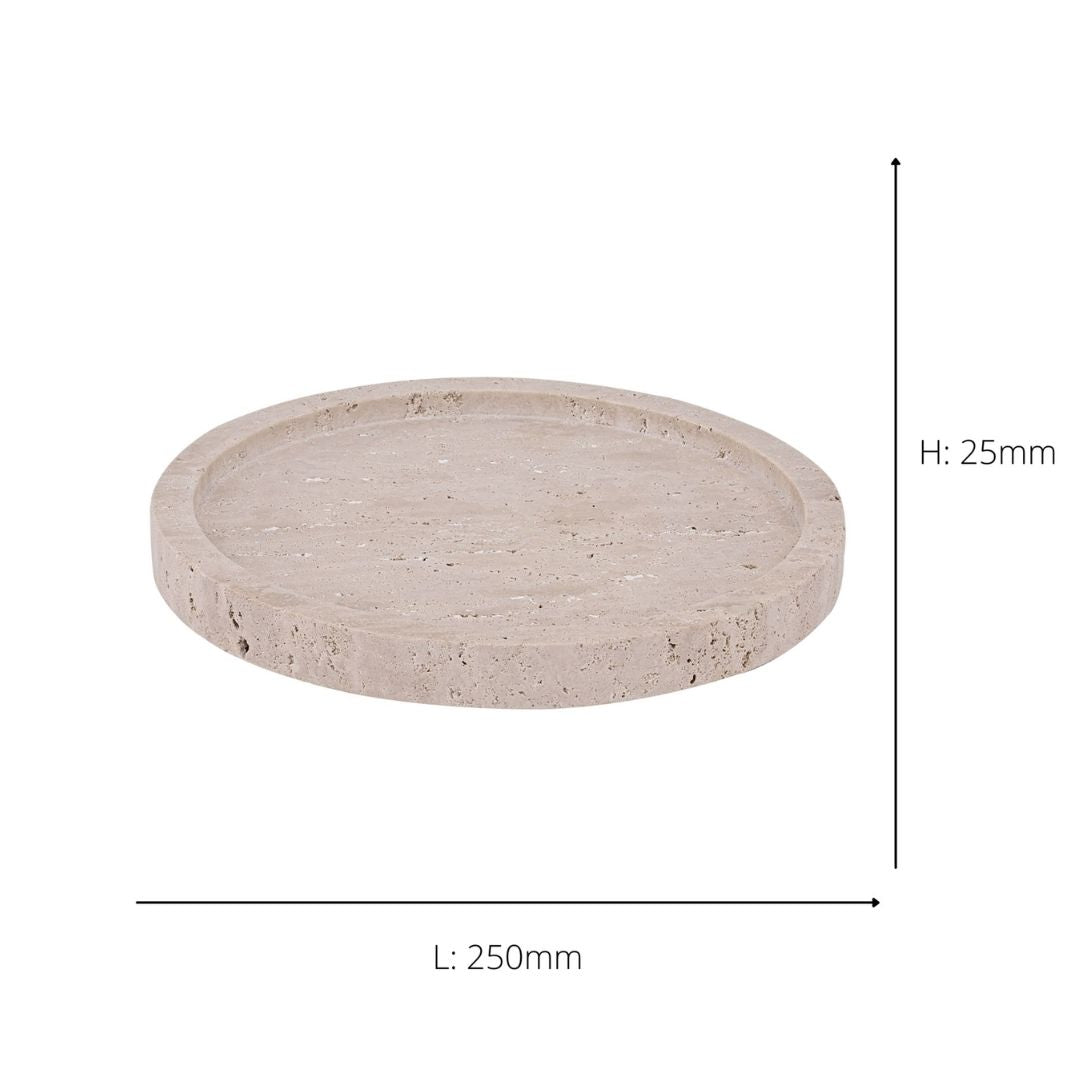 Beige Wooden Decorative Tray 250 x 250mm