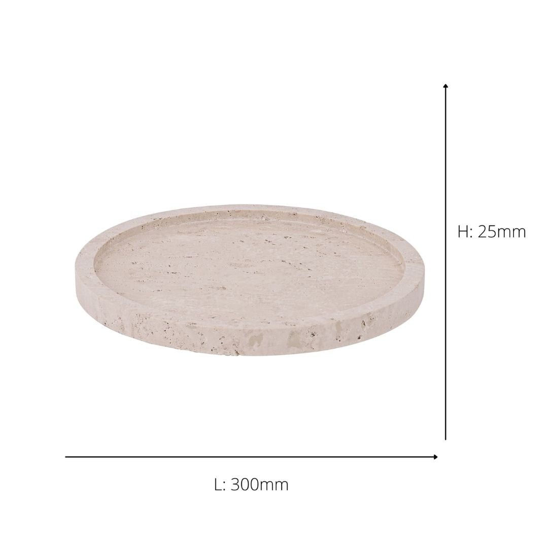 Beige Wooden Decorative Tray 300 x 300mm