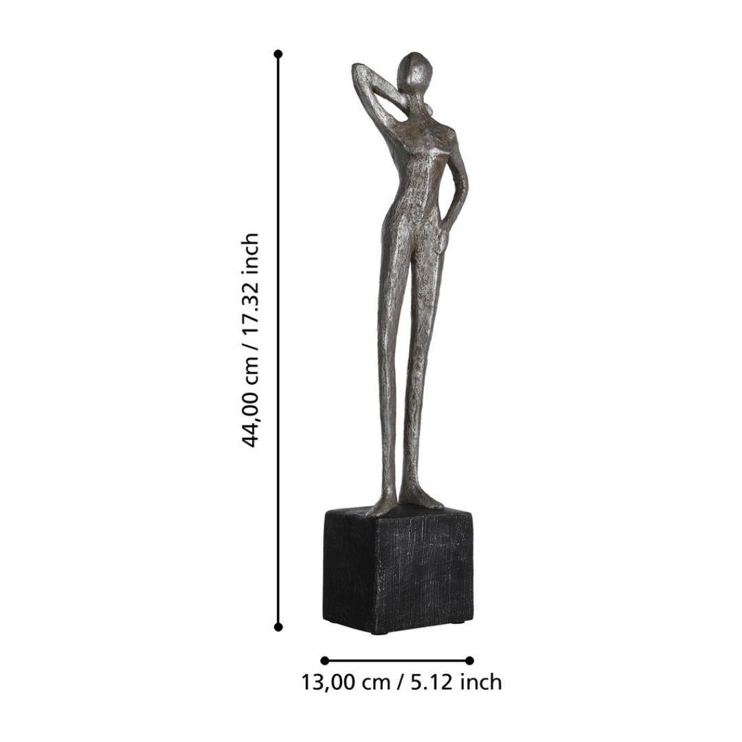 Siocon Black & Silver Ornament II