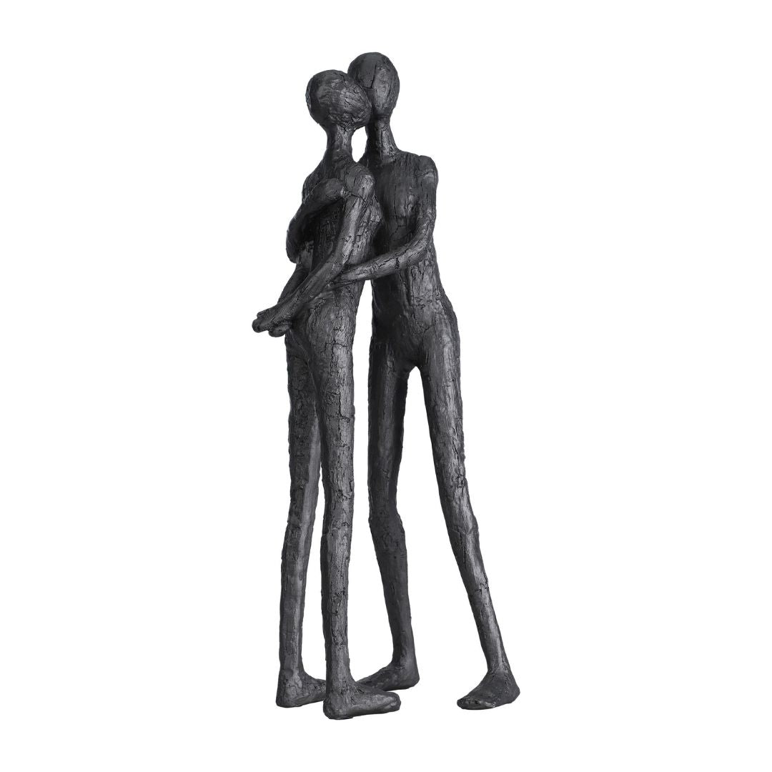 Couple Kissing Metal Ornament