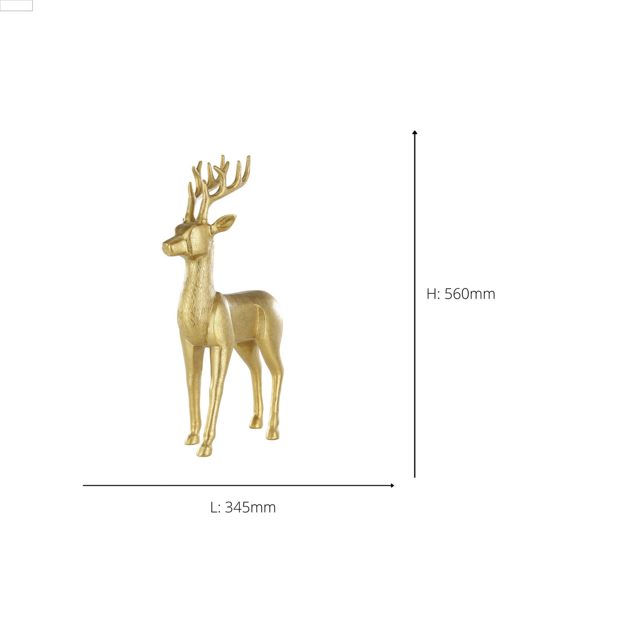 Ransiki Gold Stag Ornament