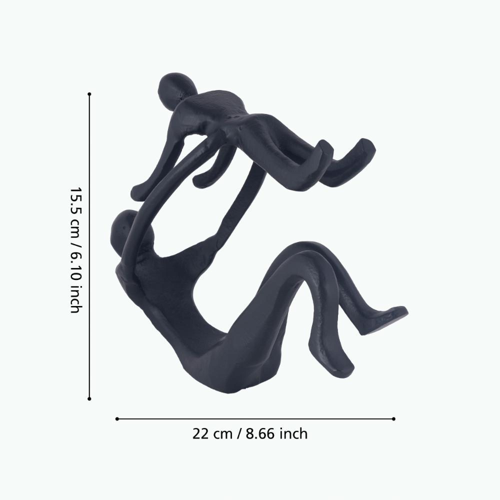 Zadiwan Black Parent And Child Statue