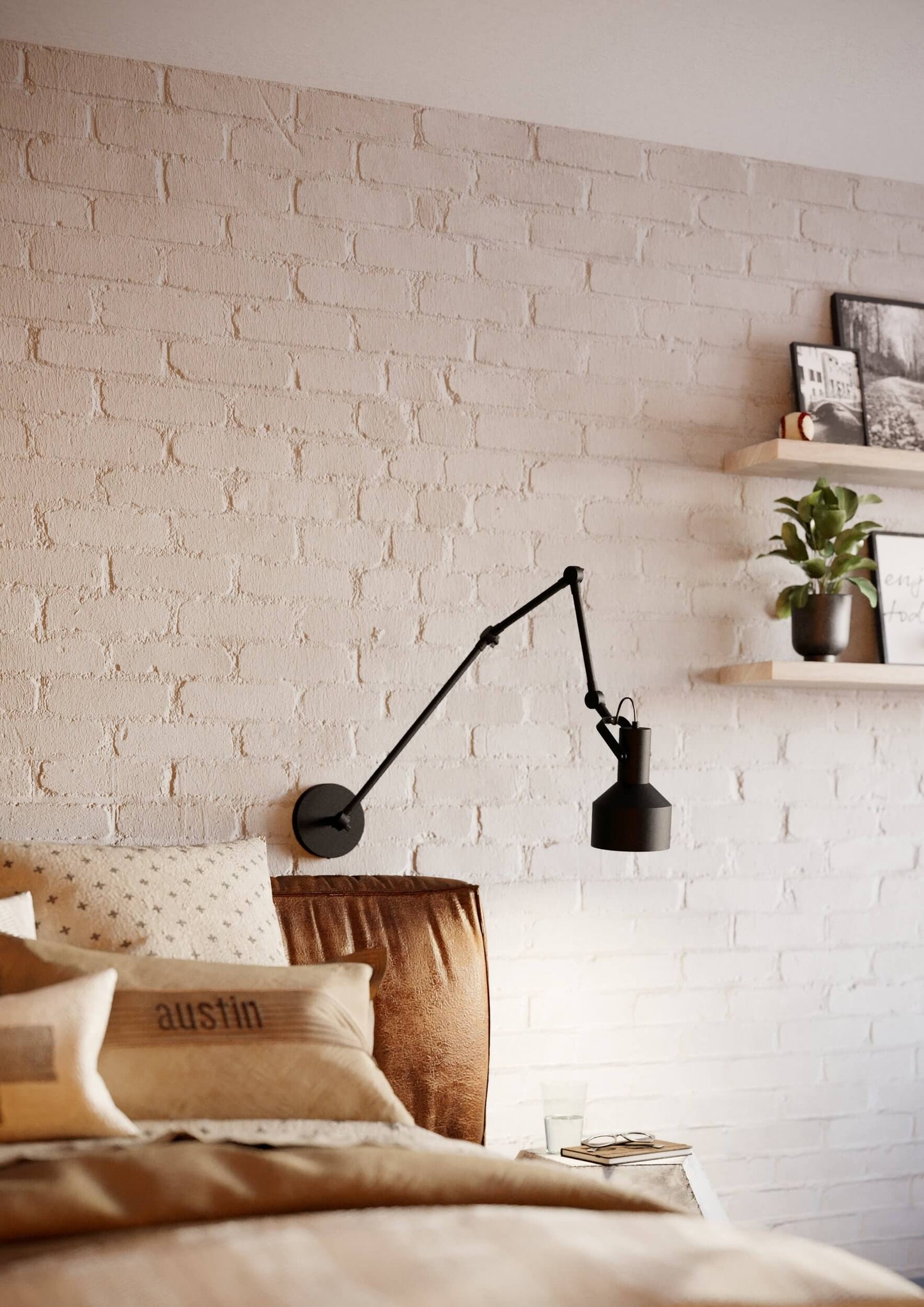 Takeley Black Adjustable Pendant Spotlight