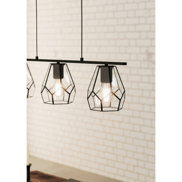 Mardyke Black 3 Light Ceiling Pendant