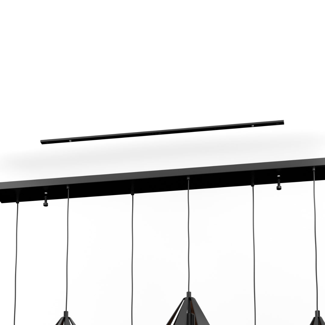 Carlton Multi-Light Black Pendant Bar